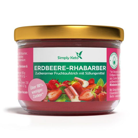 Confiture rubharbe Keto